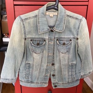 Jean jacket-crop